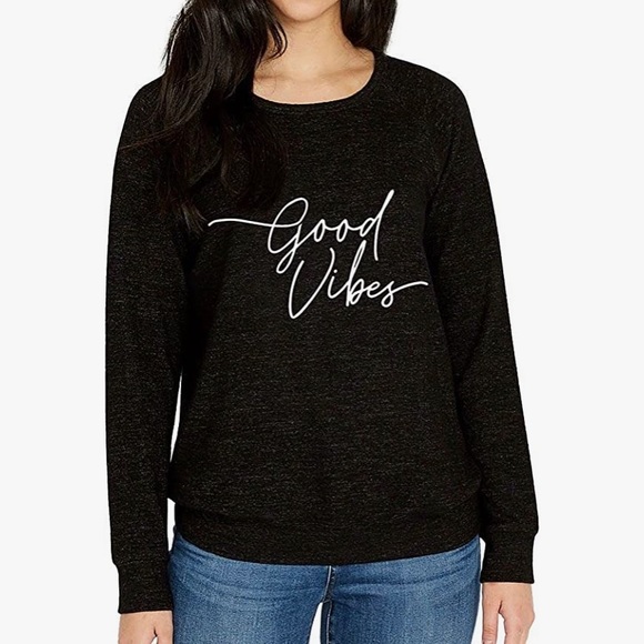 Buffalo David Bitton Tops - Buffalo Women's Top Size XL Printed Cozy Crew Neck Long SLV Black